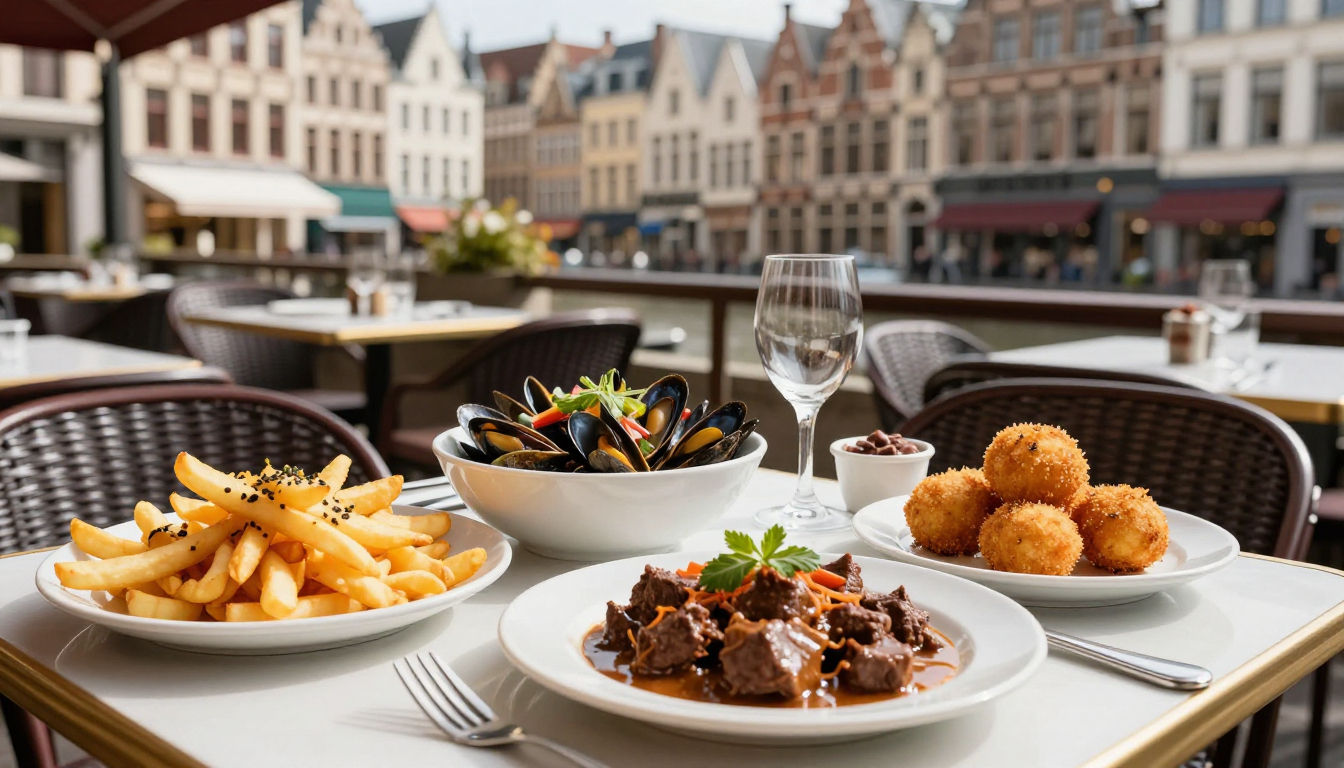 Belgium local food and culinary culture route planning image for the WorldFun travel guide