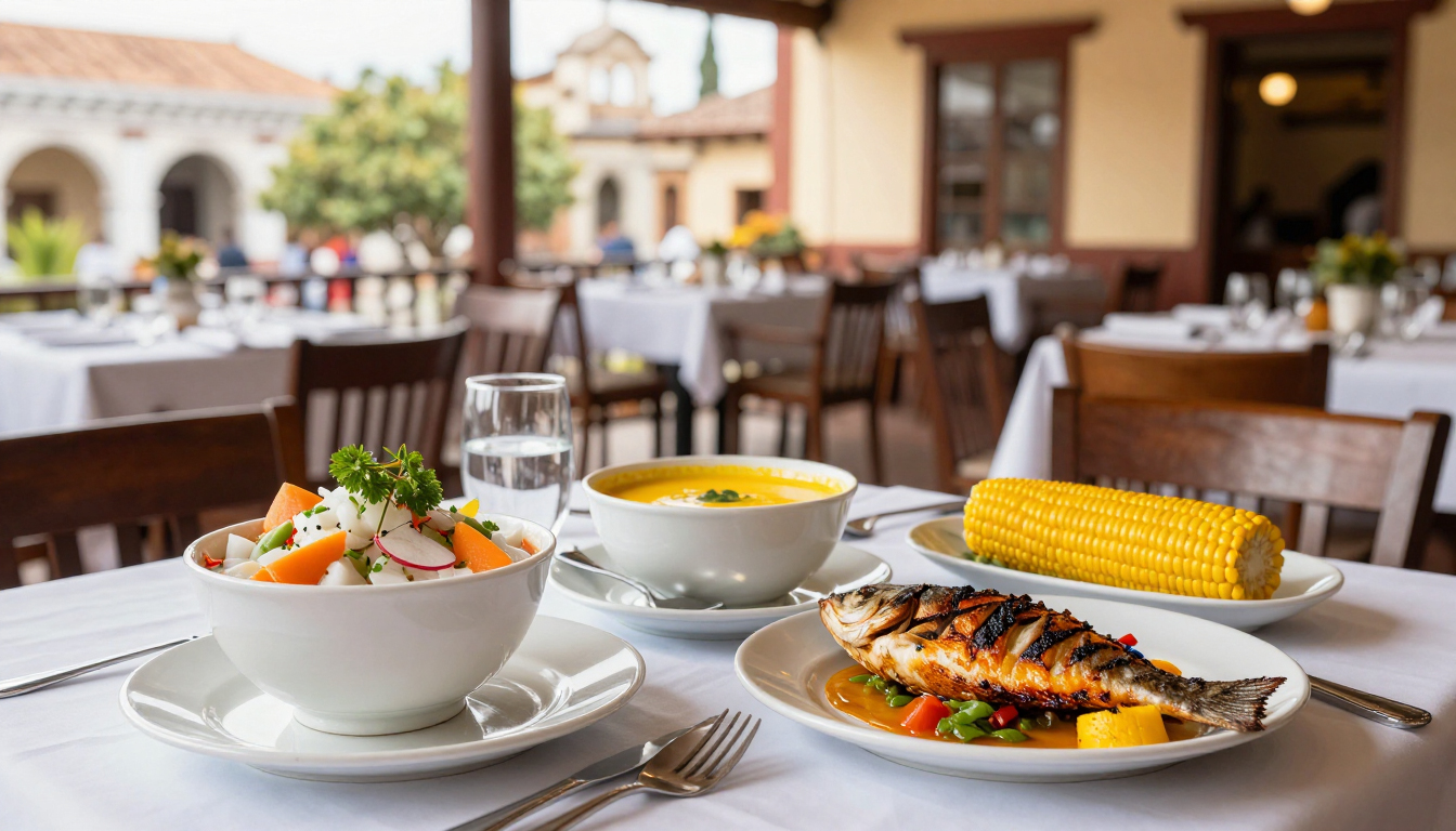 Ecuador local food and culinary culture route planning image for the WorldFun travel guide