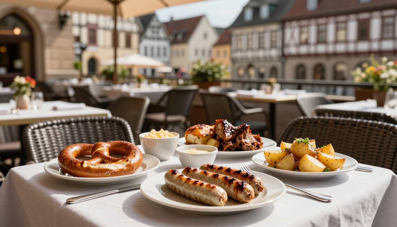 Germany local food and culinary culture route planning image for the WorldFun travel guide