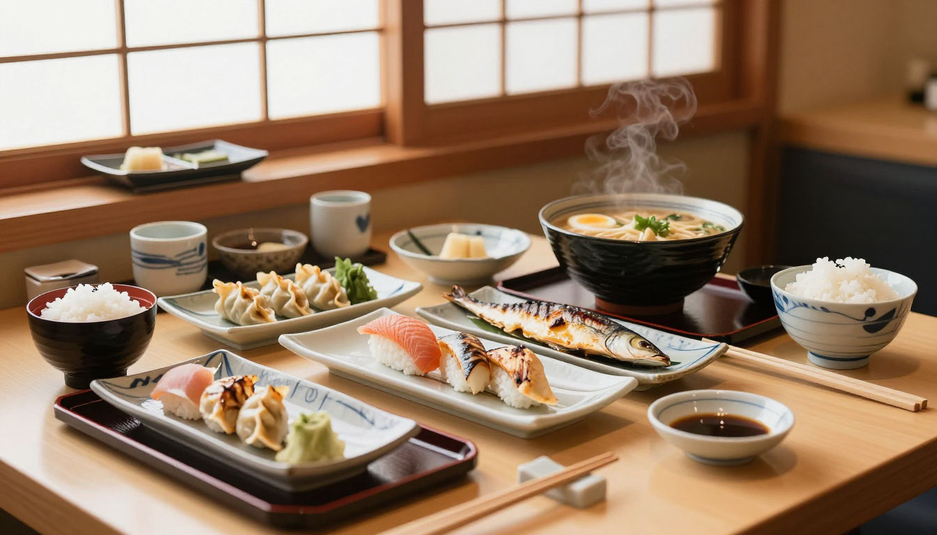 Japan local food and culinary culture route planning image for the WorldFun travel guide