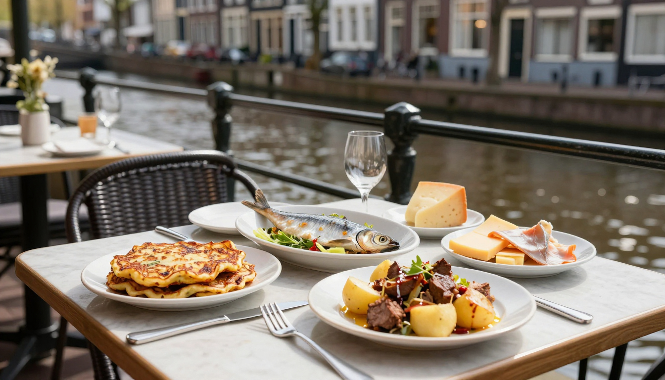 Netherlands local food and culinary culture route planning image for the WorldFun travel guide