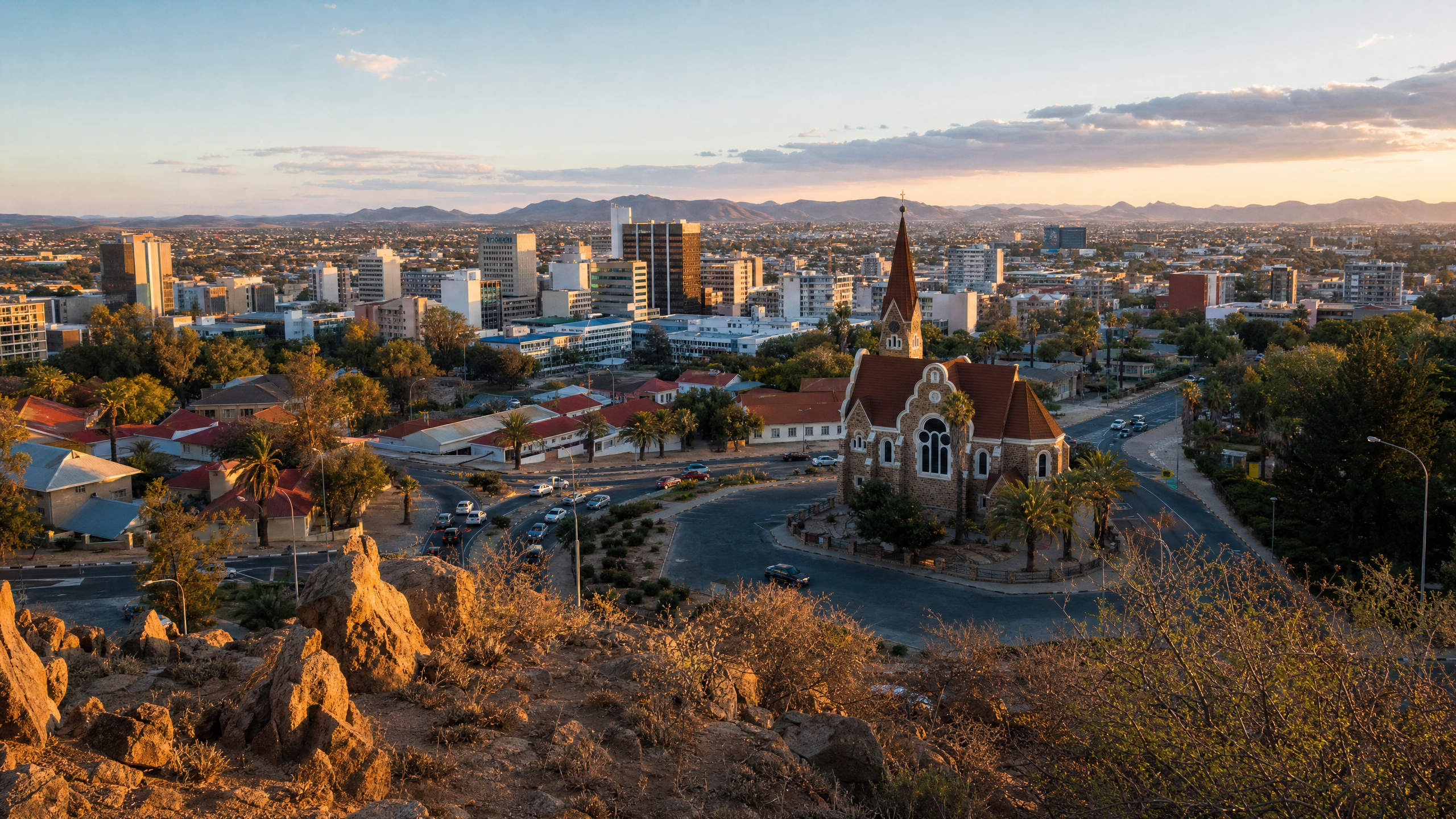 Windhoek planning image for local highlights, cultural context and Namibia route planning