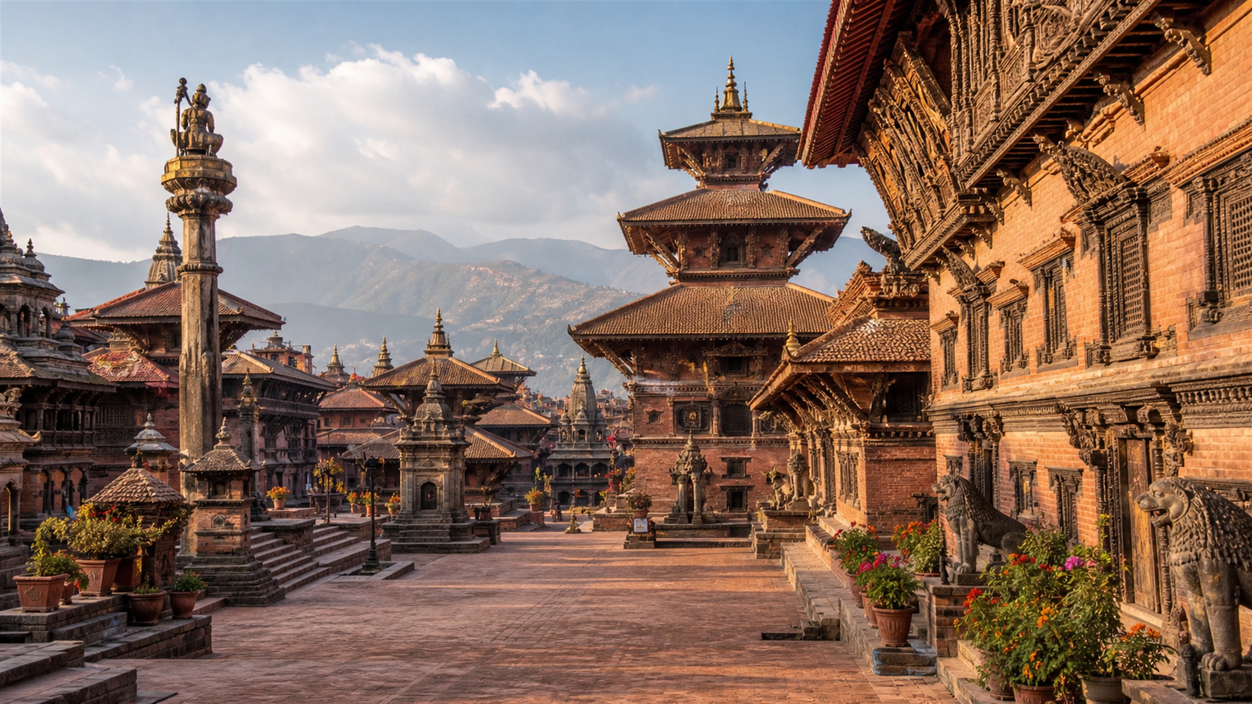 Bhaktapur and Patan planning image for local highlights, cultural context and Nepal route planning