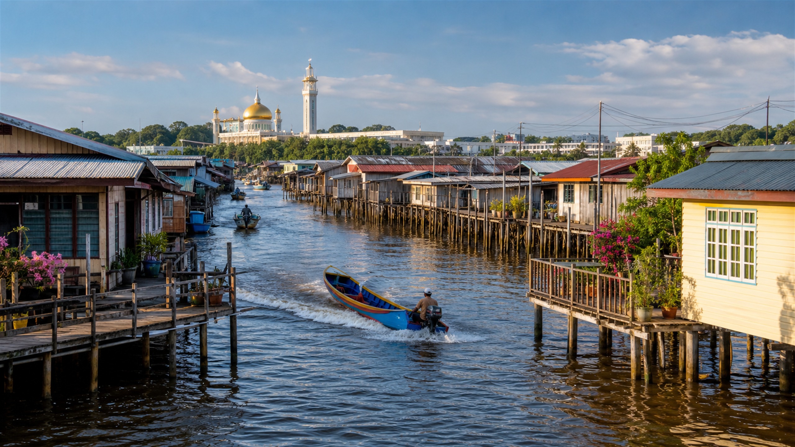 Kampong Ayer planning image for local highlights, cultural context and Brunei route planning