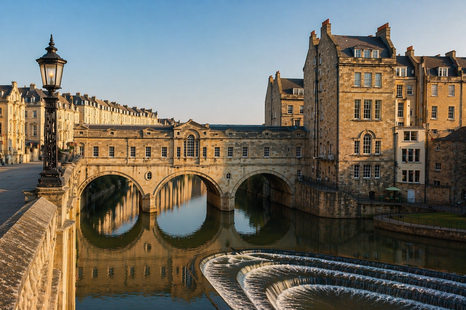 Elegant British heritage city scene suited to slower short breaks