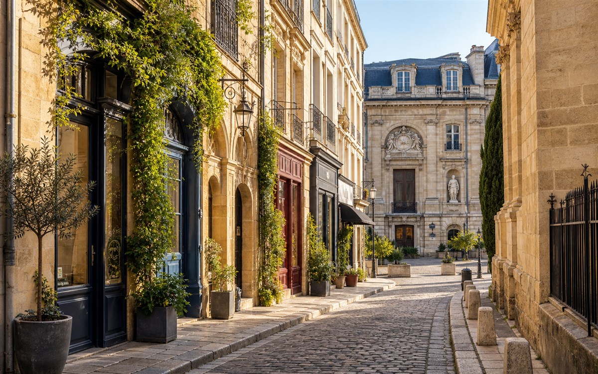 French old town street image for city tour planning