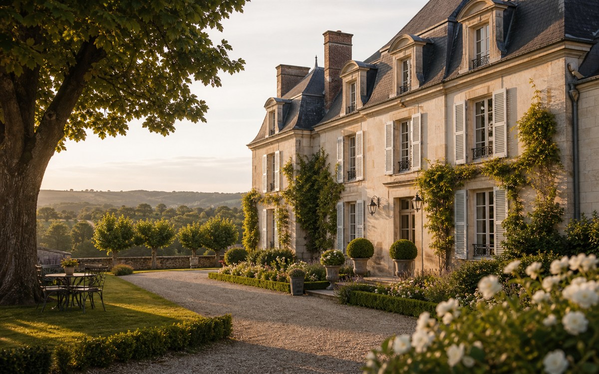 Loire Valley countryside manor hotel image for stay planning