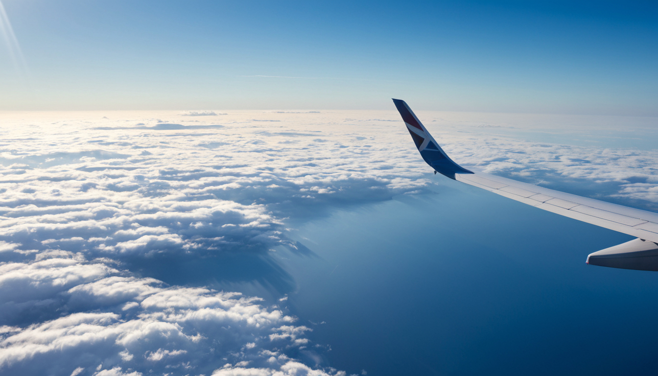 Premium flight search image for comparing flight routes