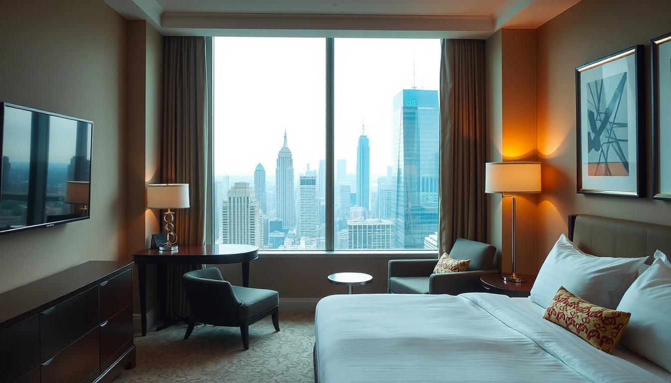 City-centre hotel base for a British short-break with skyline view