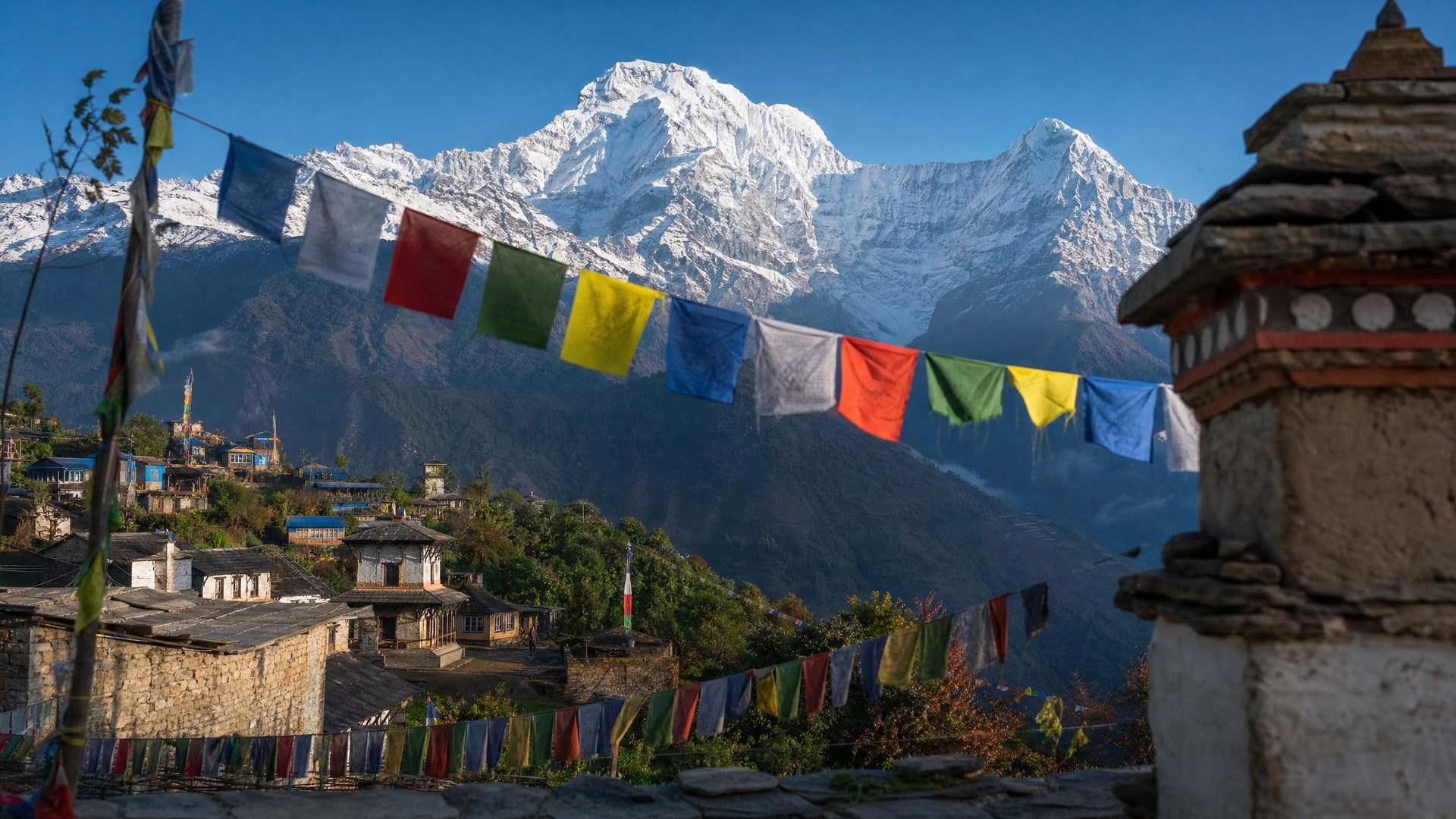 Nepal country travel image for WorldFun planning